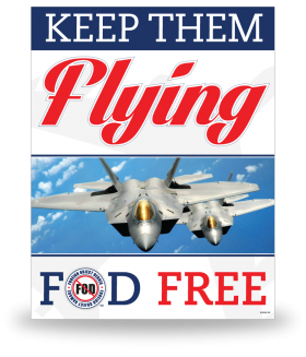 FOD Poster 22x28 Keep Them Flying - Style 3