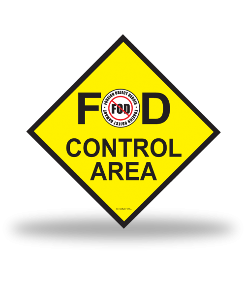 FOD Sign 12x12 Control Basic