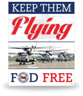 FOD Poster 22x28 Keep Them Flying - Style 2