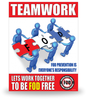 FOD Poster 22x28 Teamwork Puzzle